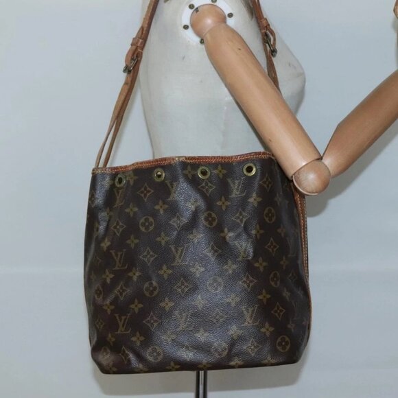 LOUIS VUITTON Monogram Petit Noe Shoulder Bag - Picture 1 of 14